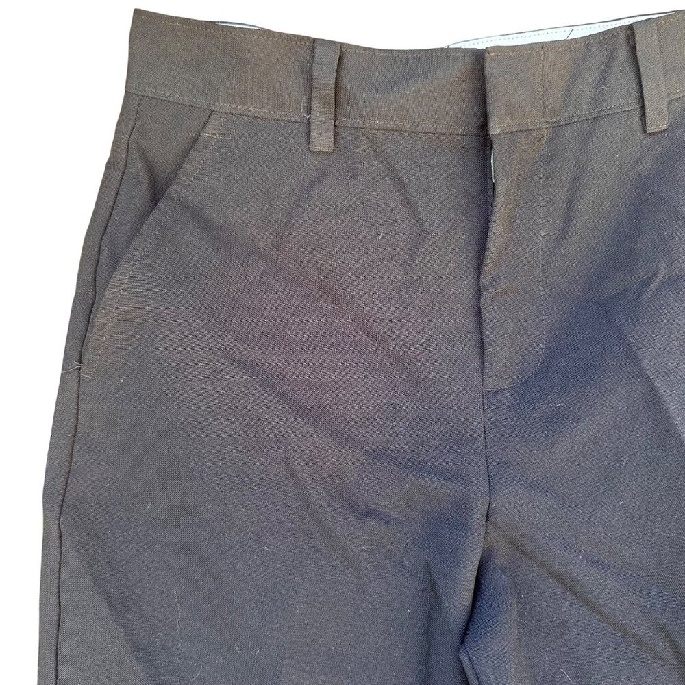 Boys Black Dress Pants Size 10 100% Polyester Slim Fit Formal Wear - Picture 7 of 11